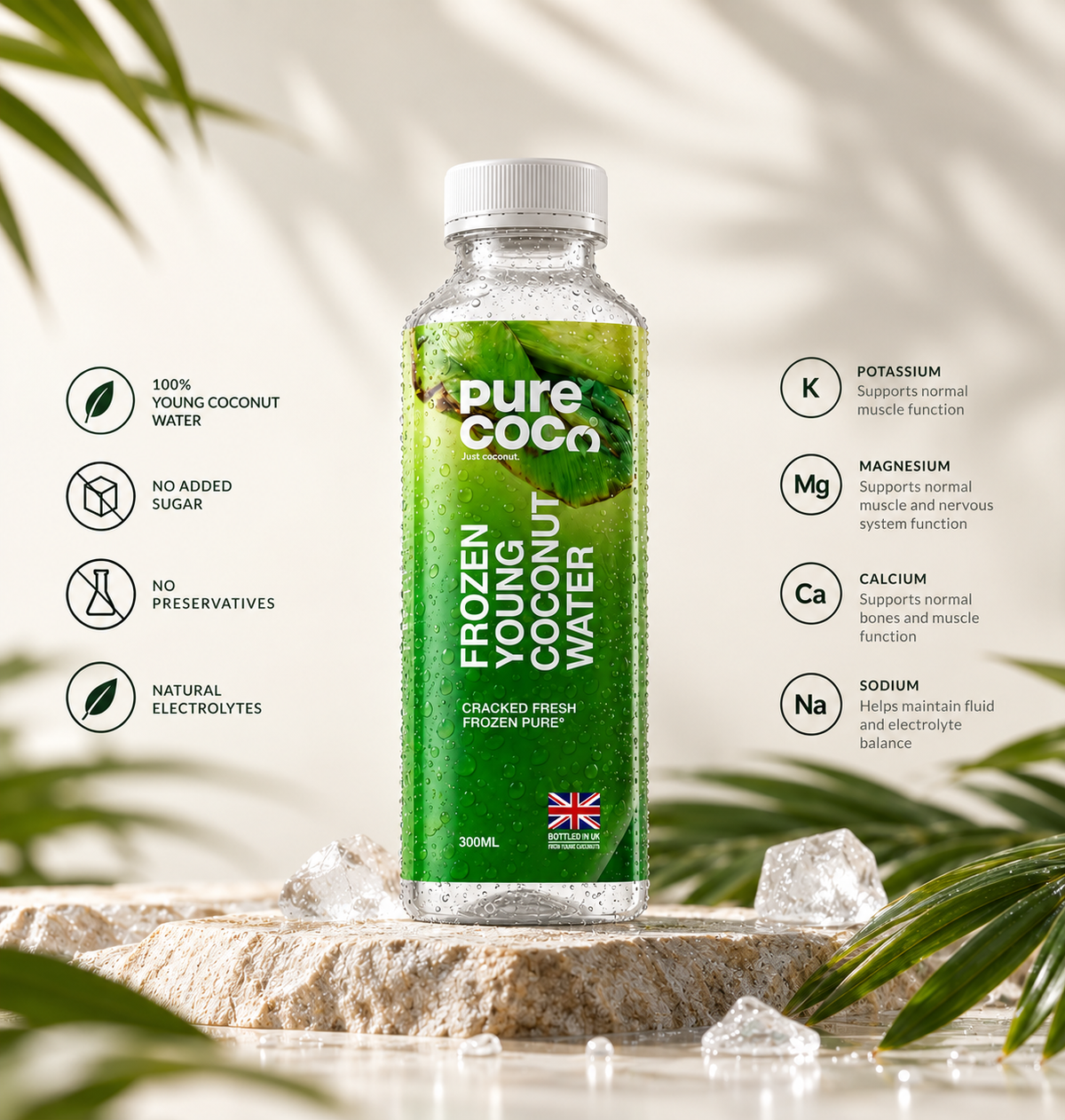 100% Young Coconut Water