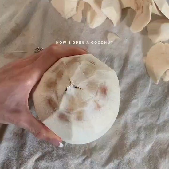 How to open fresh young coconut UK – Pure Coco tender coconut water